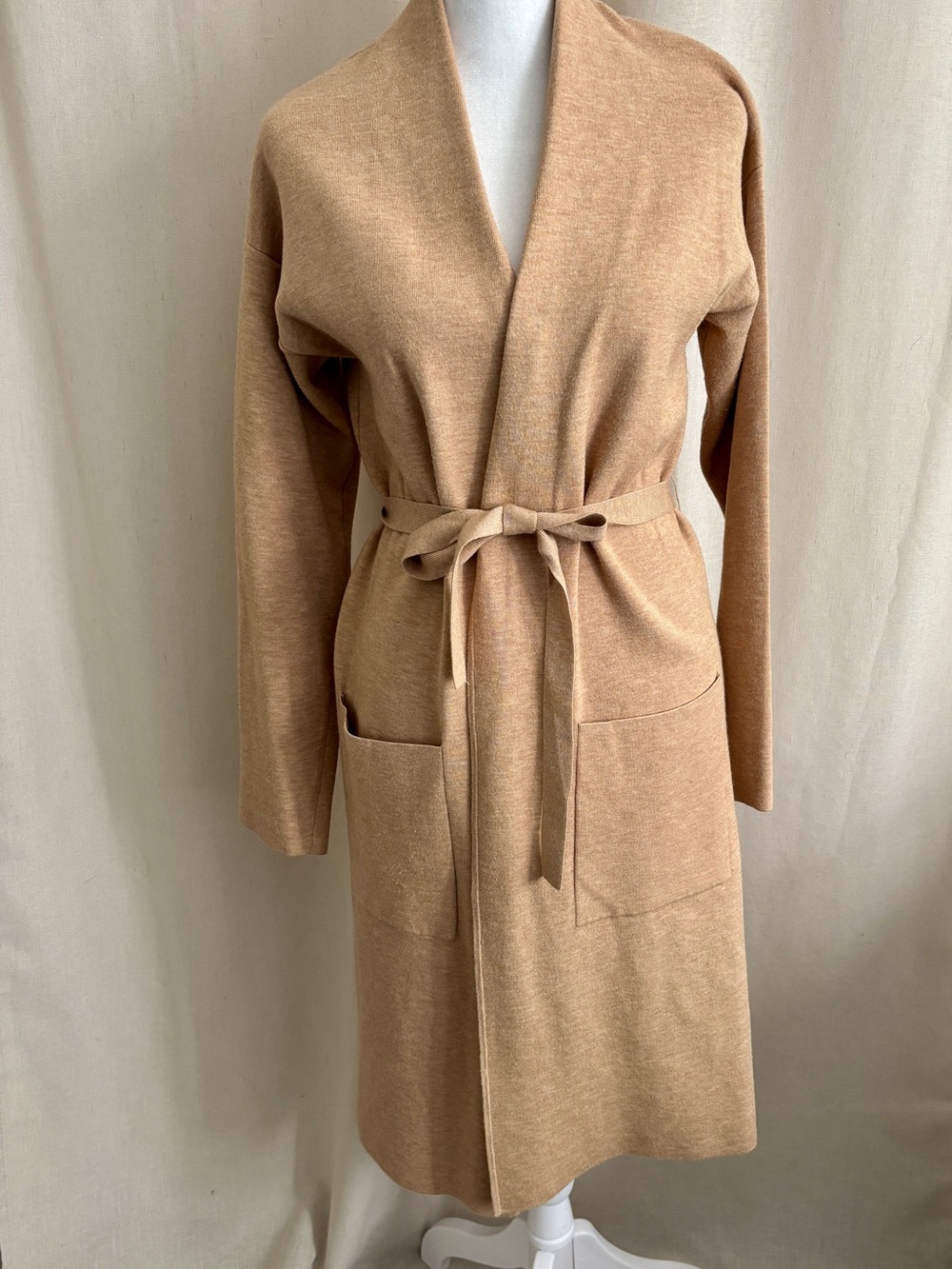 Babaton Long Belted Cardigan — Size S